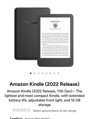 Amazon Kindle eReader in Black